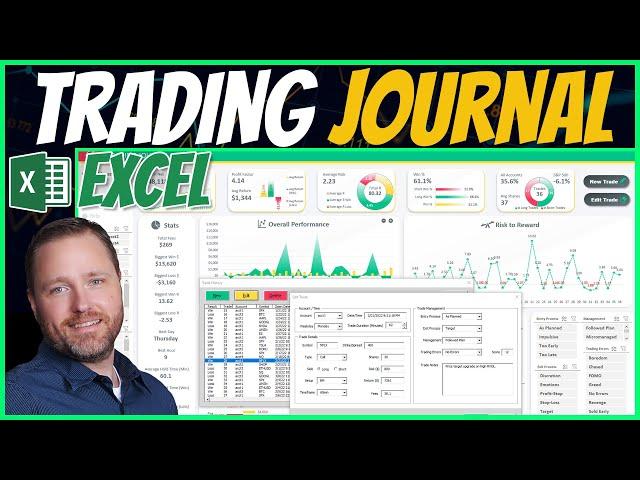 Ultimate Day Trading Journal for Excel!