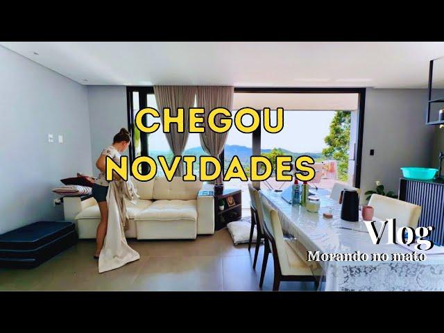 Chegou novidades. Vlog rotina de casa. Marido chegou de viagem.