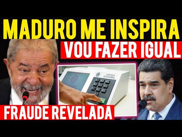 LULA ASSUMIU SER DITAD0R ! ACABOU DE ELOGIAR MADURO e prometeu FAZER IGUAL A MADURO poder pra sempre