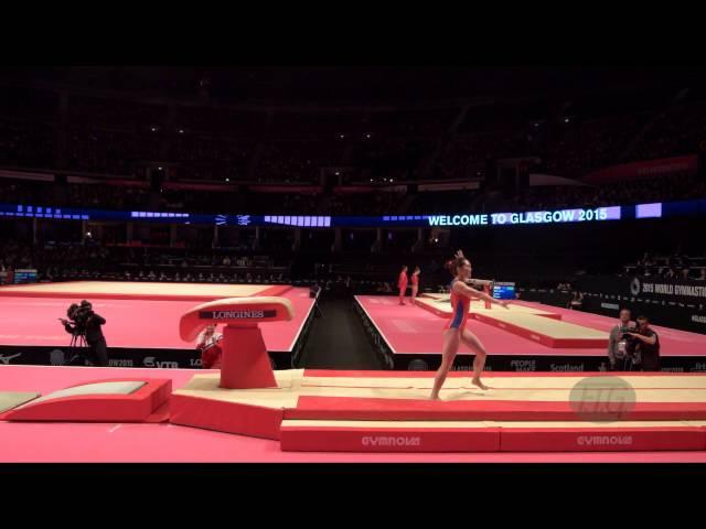 HONG Un Jong (PRK) - 2015 Artistic Worlds - Qualifications Vault 1