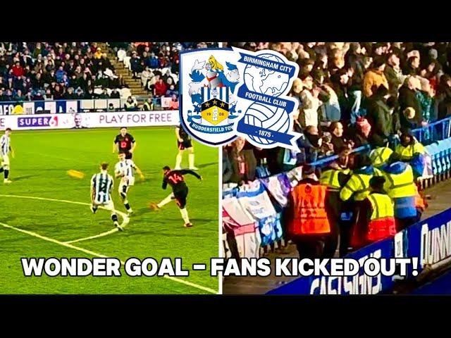 STUNNING WINNER & TWO BRUMMIES EJECTED  Huddersfield Town 0-1 Birmingham City