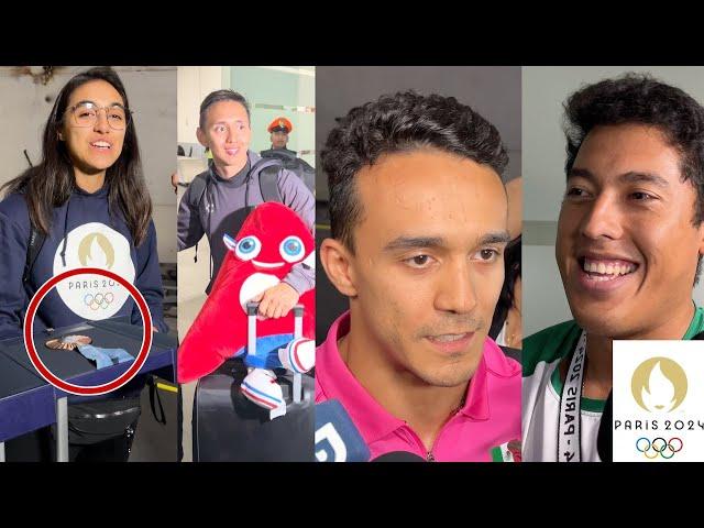 Regresan nuestros atletas y medallistas a México #Paris2024