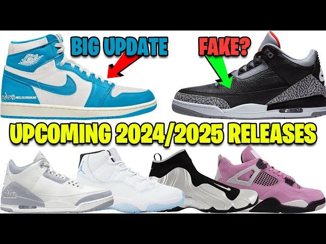 BIG UPDATES: AIR JORDAN 1 UNC REIMAGINED, JORDAN 3 BLACK CEMENT + SAIL, 2025 NIKE RELEASES + MORE