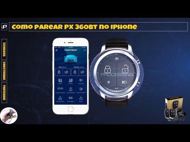 Como Parear Cyber Px 360Bt no IPhone, Alarme Fácil