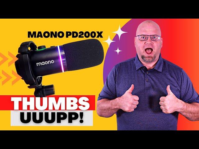 The Maono PD200X USB / XLR Dynamic mic is worth it!