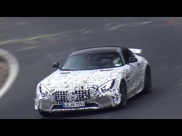 2017 Mercedes-AMG GT-R Testing HARD on the Nurburgring