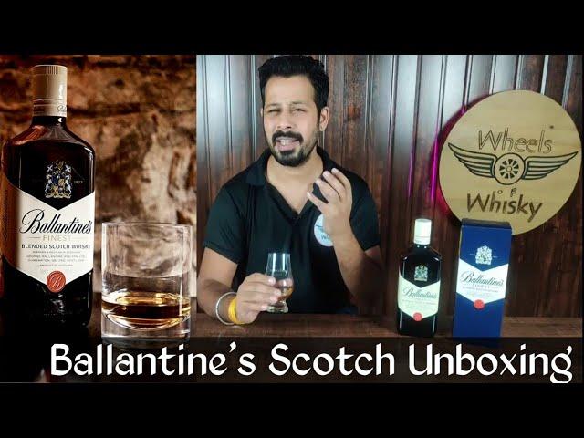 Ballantine's Finest Blended Scotch Unboxing & Review | World’s Most Selling Whisky Review in Hindi |