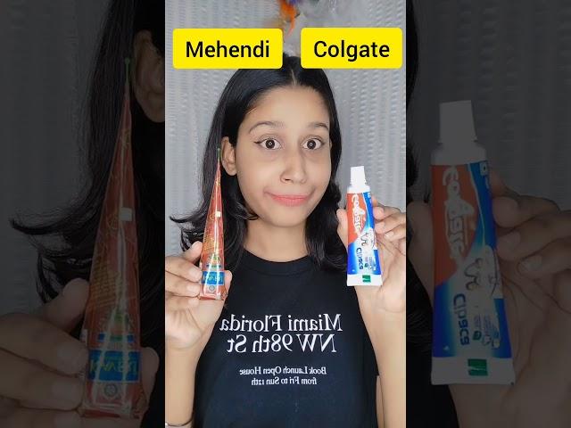 OMG Remove Mehendi With Colgate Hack#shorts #viralshorts #hacks #mehendi #mehndihacks #shortsfeed