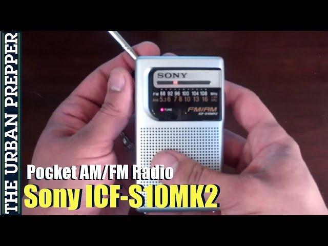 Sony ICF-S10MK2 Pocket AM/FM Radio by TheUrbanPrepper