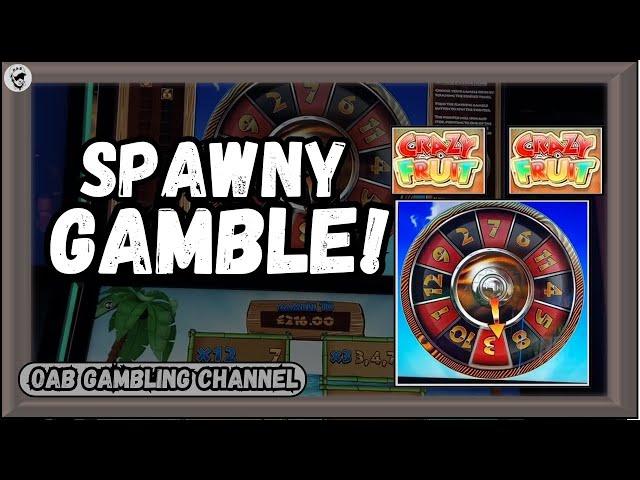 SPAWNY Gambles On £500 Crazy Fruit Slot! | £500 Prismatic Inspired Gaming FOBT Slot