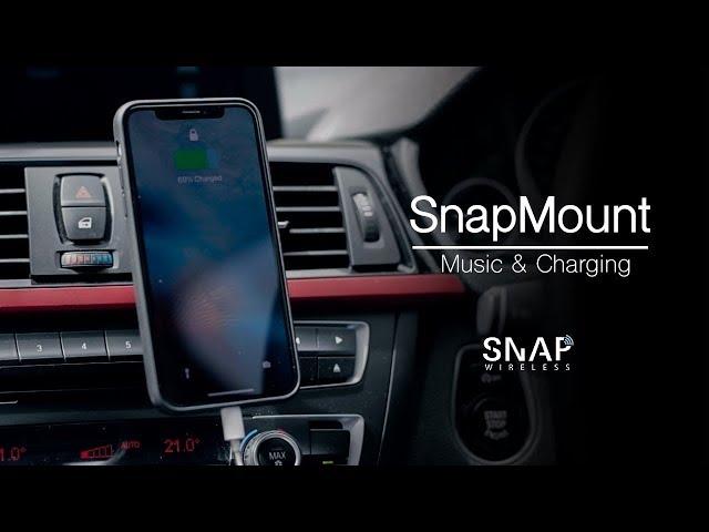 SnapMount - Listen to Music AND Charge Wirelessly