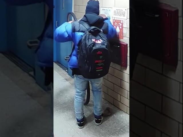 Attempted arson caught on ring camera in NYCHA development..