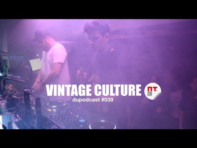 dupodcast #039: VINTAGE CULTURE @ PT. BAR