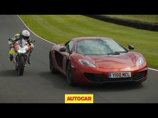 McLaren 12C vs Ducati 1199 Panigale S - ultimate supercar vs superbike showdown