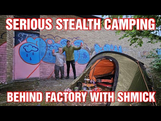 STEALTH CAMPING BEHIND MEDICAL GOODS FACTORY WITH LITTLE MICK