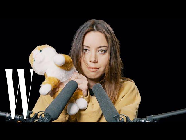 Aubrey Plaza Explores #ASMR  | W Magazine