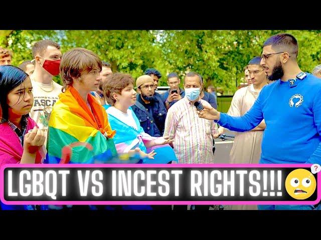 4 LGBQT VS 1 MUSLIM - GETS HEATED