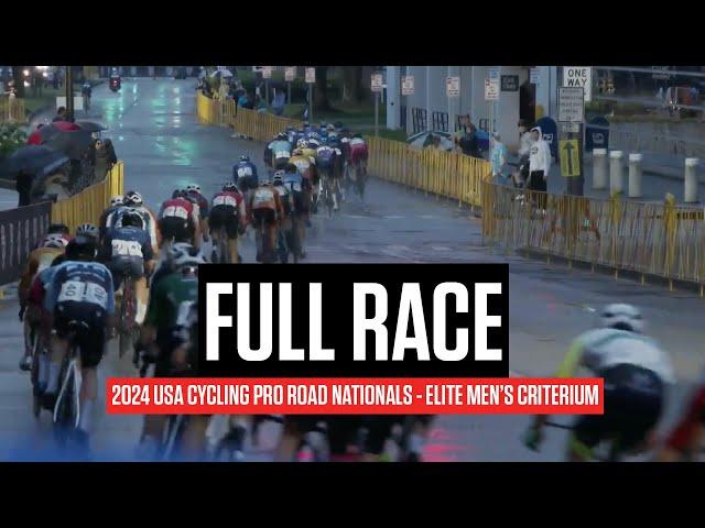 FULL RACE: USA Cycling Pro Road Nationals 2024 Elite Men's Criterium