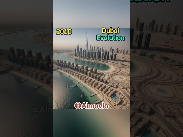 Dubai City Evolution 1980 - 2023 #dubai #evolution #ai #dubaicity