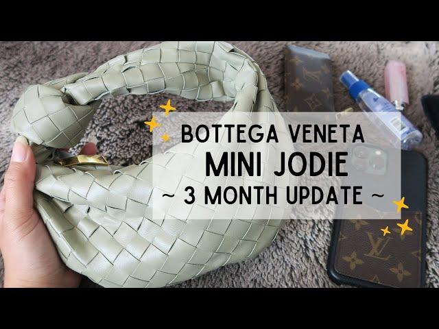 *3 MONTH UPDATE* BOTTEGA VENETA MINI JODIE IN TRAVERTINE | Review, Wear and Tear.. Is it worth it?!