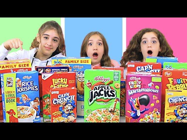 Don't Choose The Wrong Cereal Slime Challenge!!