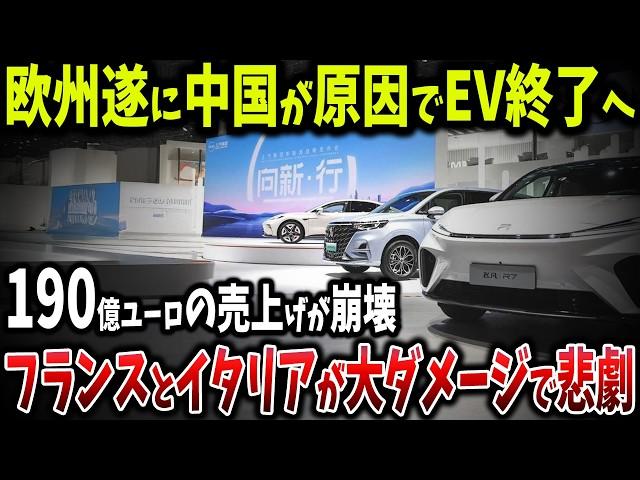 中国VSヨーロッパ！フランスとイタリアの自動車産業が48%関税で滅亡の危機【ゆっくり解説】