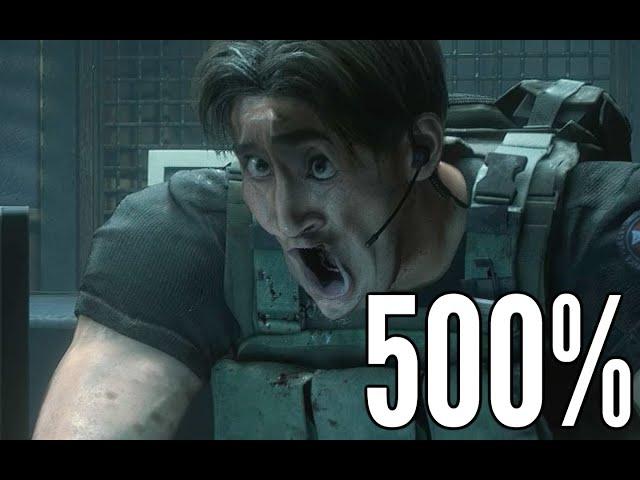 Resident Evil 3 but 500% facial animations