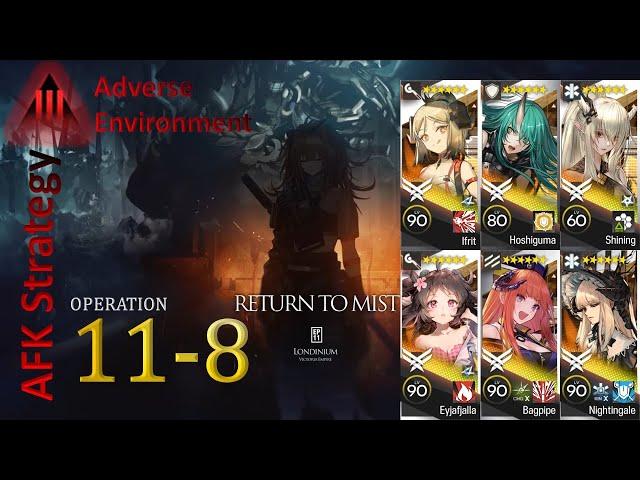11-8 | Adverse Environment | 6+1 OP Trust Farm | AFK Strategy [Arknights]