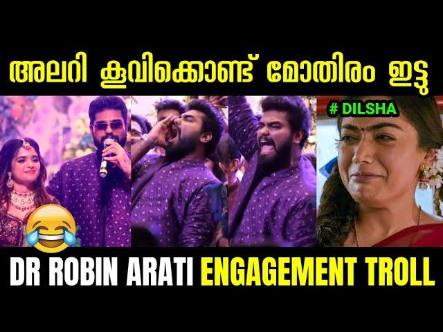 Dr Robin Radhakrishnan Engagement Troll | Dr Robin Radhakrishnan | Robin Engagement |Troll Malayalam