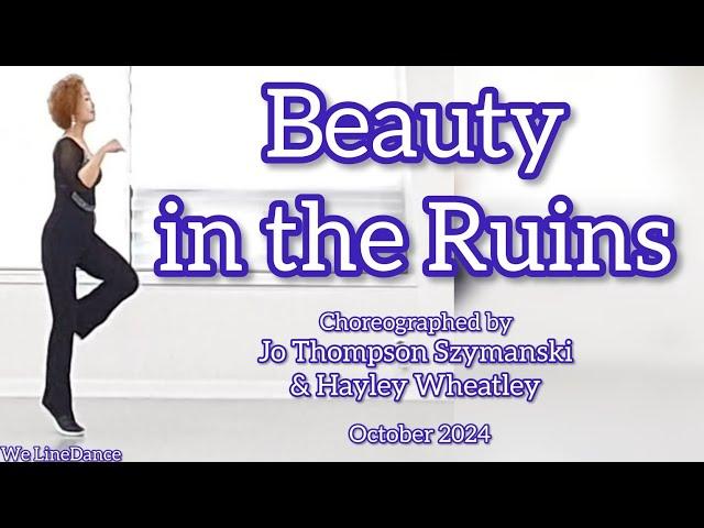 Beauty in the Ruins linedance - Intermediate NC - Jo Thompson Szymanski/Hayley Wheatley - Oct. 2024