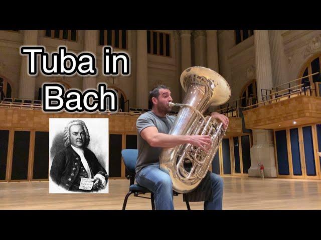 Bach Cello Suíte 2 : Sarabande - tuba solo