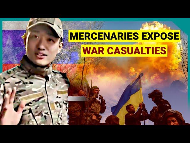 Chinese mercenaries on war and North Korean soldiers