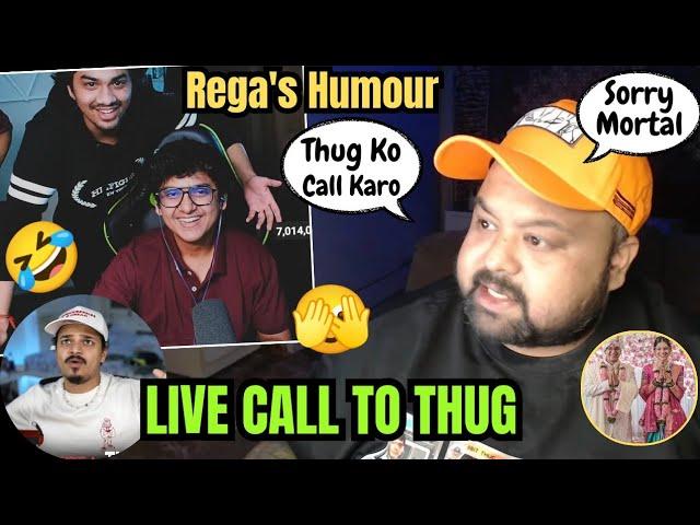 Rega & GoldyBhai Video Call Thug| Goldy Bhai Sorry to Mortal For not Attending Shaadi#rega #mortal