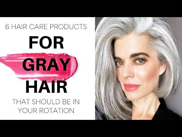 THE 6 HAIR CARE PRODUCTS FOR GRAY HAIR THAT HELPED ME | Nikol Johnson