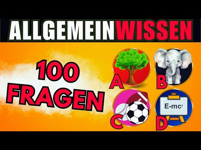 Das Große Allgemeinwissen Quiz mit 100 Fragen! (2024)