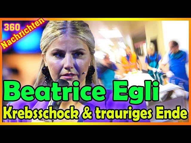 Krebsschock und trauriges Ende für Beatrice Egli