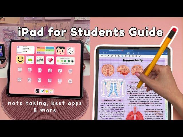 iPad for Students ️ note taking, best apps, tips & accessories