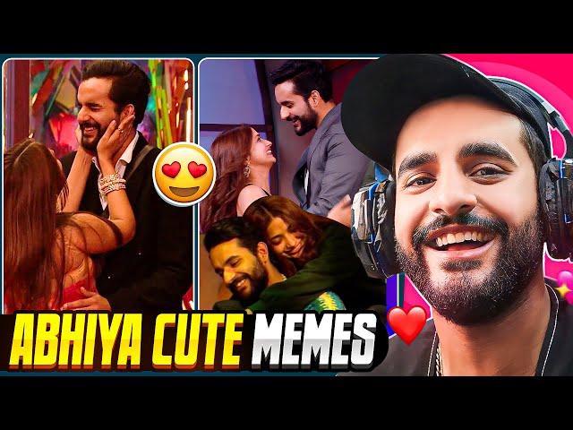 Reacting to ABHIYA cute Memes !!