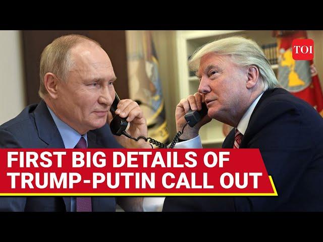 Big Breaking: Trump-Putin Phone Call Details 'On Cam': White House Drops Bombshell | Watch