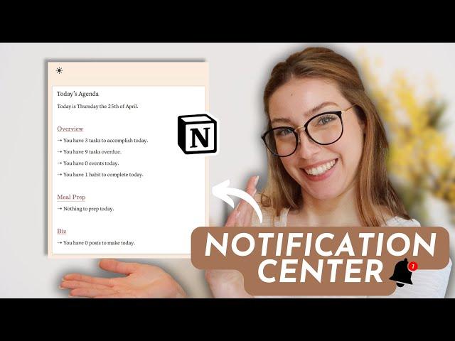 ️ Notion Secrets EXPOSED: Create a Custom Notion Notification Center