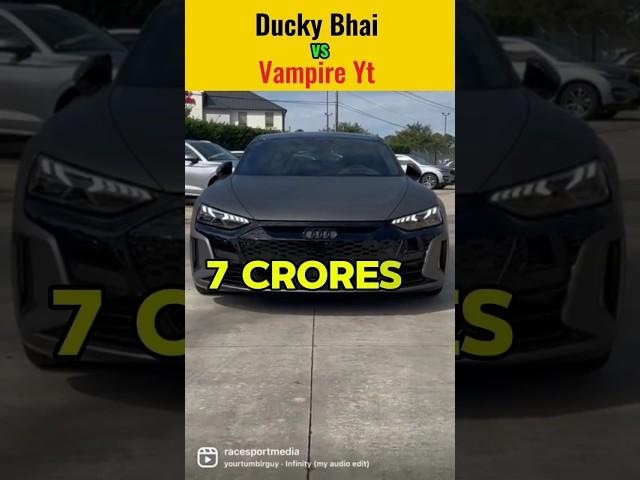 Ducky Bhai Vs Vampire Yt Car Collection  #viral #shorts