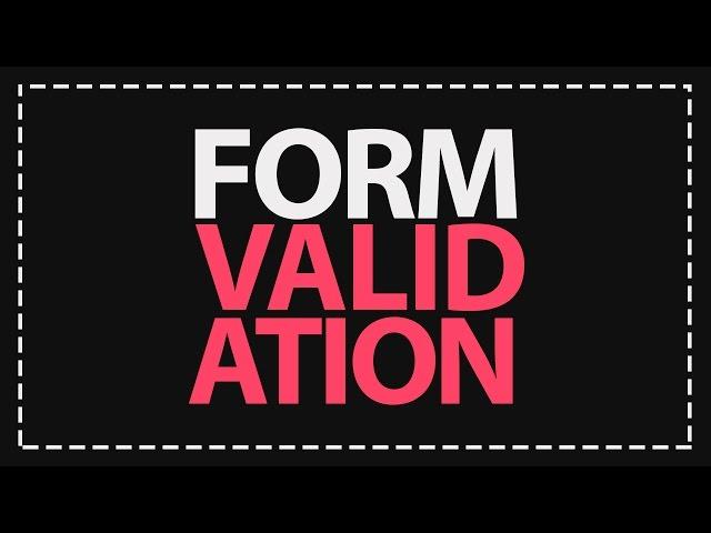 Validating Forms with jQuery! [VOICE TUTORIAL!]