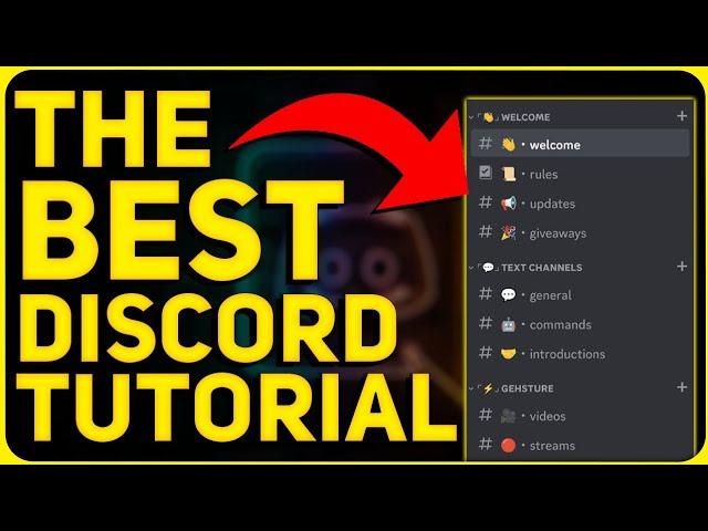 The ULTIMATE Discord Setup Tutorial 2023 - How to Setup a Discord Server WITH Bots & Roles!