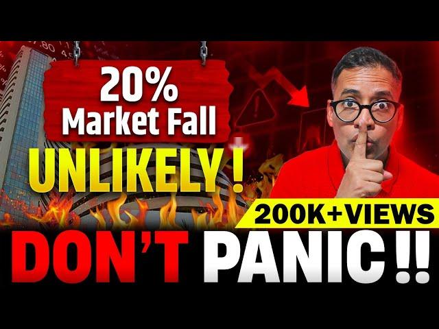 DON'T Panic Because 20% Market Fall looks Impossible - Rahul Jain Analysis #marketcrash #portfolio