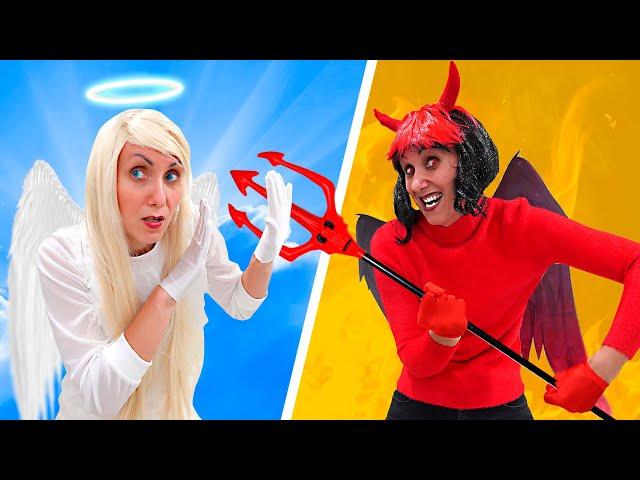 Ангел VS Демон - Добрая против Злая МАМА - Вайны на Мы семья