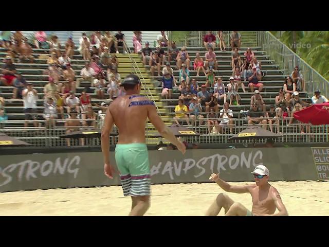 Amazing Play from Tri Bourne and Trevor Crabb | AVP Hawaii Open 2019