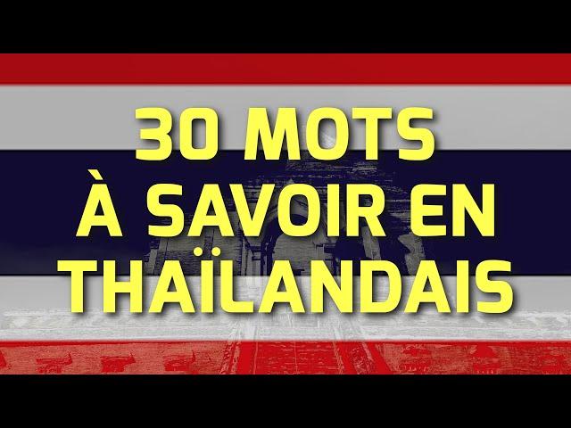 30 Thai words to know for traveling in Thailand