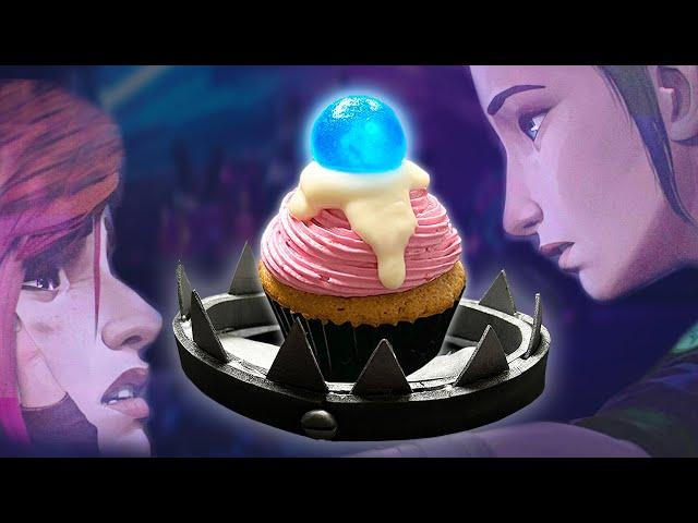 How to Make ARCANE Cupcakes - Caitlyn x Vi from League of Legends | Feast of Fiction