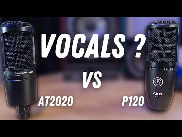 Audio-Technica AT2020 Vs AKG p120 - Vocal Microphone