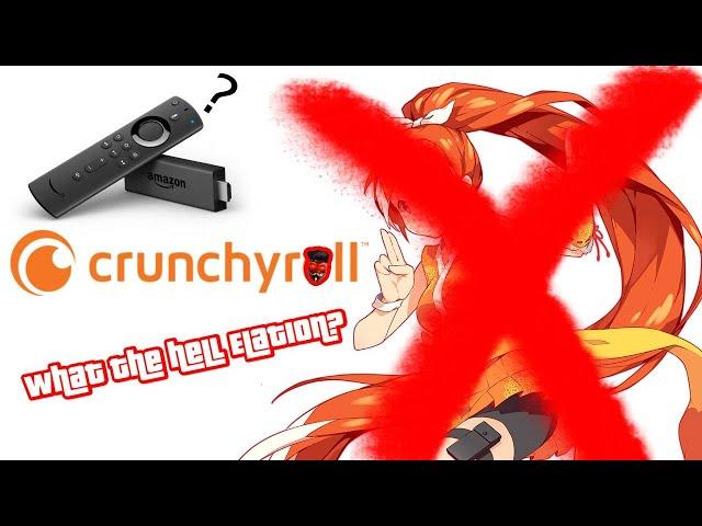 Why won't Elation fix Crunchyroll on Firestick?!?!? #Anime #Crunchyroll #Ecchi